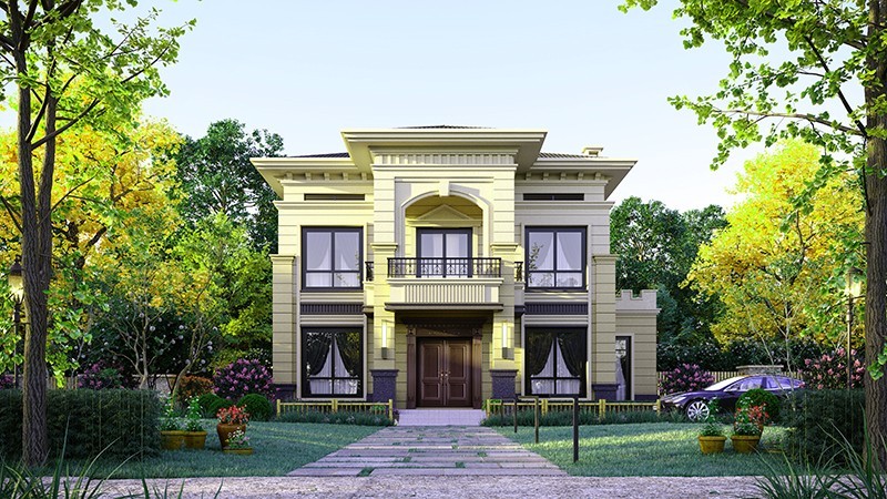 株洲中式合院住宅，开放庭院与邻里乡亲更亲近